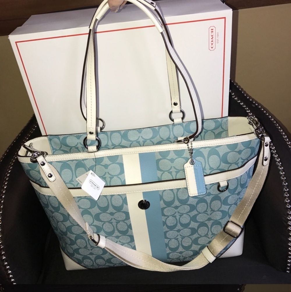 Coach Signature C baby bag